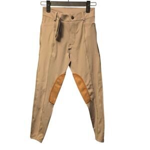 Beroy tan riding pants size s girls 8 nwt